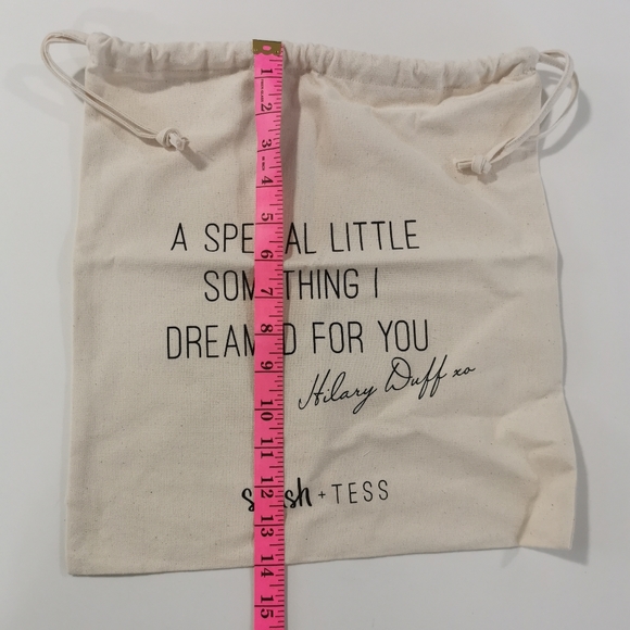Smash & Tess Hilary Duff canvas bag with drawstring - Picture 2 of 4